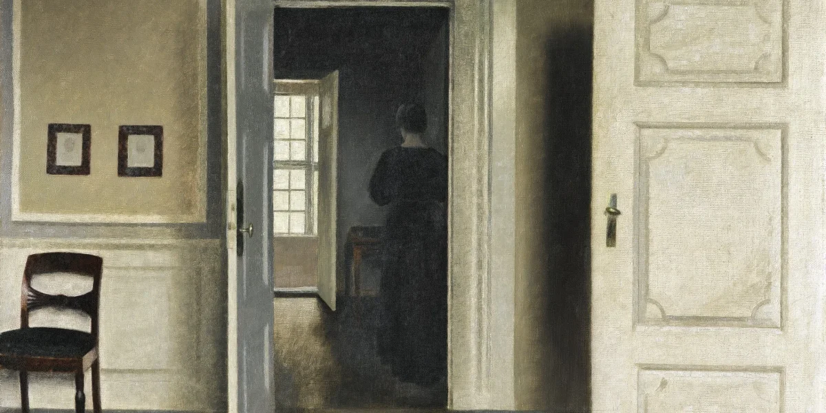 Interior, Strandgade 30 by Vilhelm Hammershøi