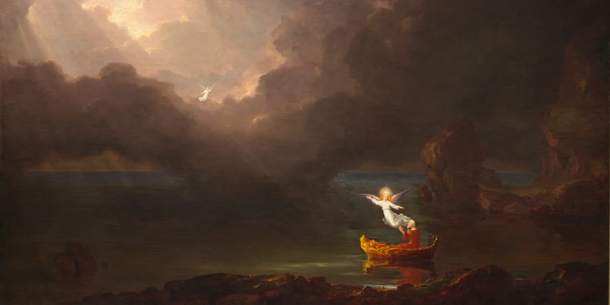The Voyage of Life: Old Age by Thomas Cole, 1842
