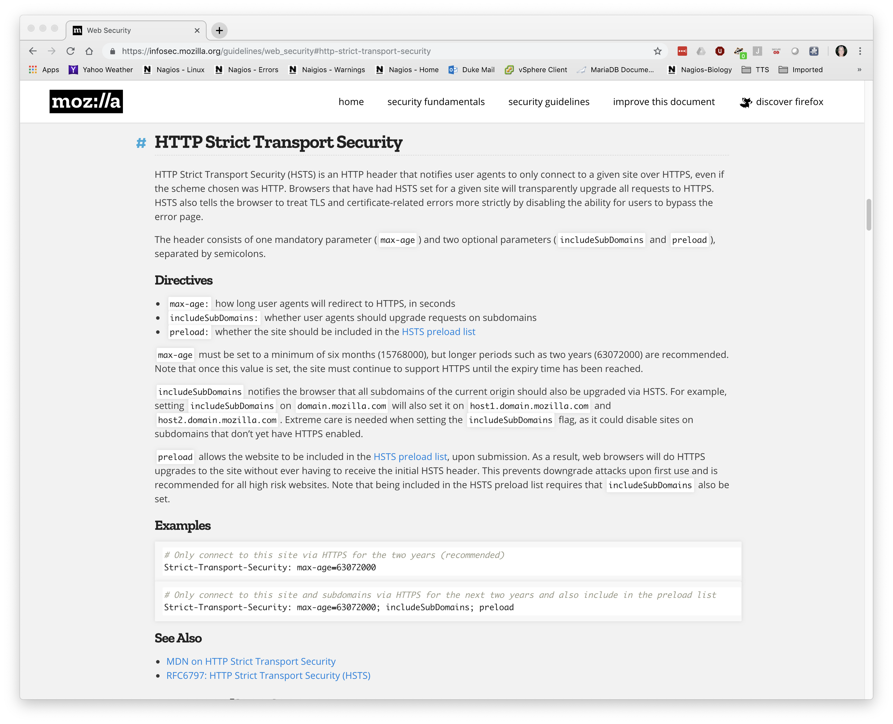 Mozilla URL screenshot